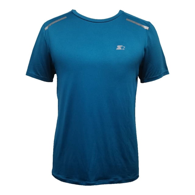 Playera Starter Talla CH Deportiva con Franjas Azul