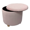 thumbnail image 3 of Taburete Home trends Rosa con Espacio de Almacenamiento 45 cm, 3 of 4