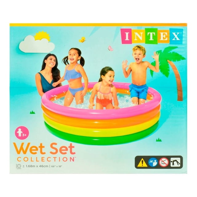 Alberca Intex Aros Multicolor 46 x 168 cm