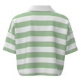 thumbnail image 2 of Playera George Talla M Rayas Verde con Blanco, 2 of 4