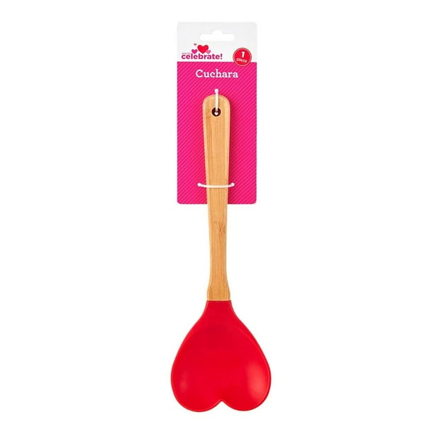Juego De 8 Cucharas De Cocina De Silicona En Forma De Corazón
