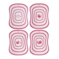 thumbnail image 3 of Tabla para Picar Mainstays Señalización Plástico 4 Piezas Rosa, 3 of 4