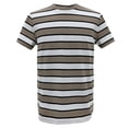 thumbnail image 1 of Playera George Talla CH Manga Corta Diseño Rayas Café, 1 of 2