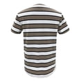 thumbnail image 2 of Playera George Talla CH Manga Corta Diseño Rayas Café, 2 of 2