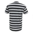 thumbnail image 2 of Playera George Talla CH Manga Corta de Rayas Negro y Blanco, 2 of 4
