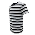 thumbnail image 3 of Playera George Talla CH Manga Corta de Rayas Negro y Blanco, 3 of 4