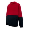 thumbnail image 3 of Sudadera George Talla 12 con Capucha 2 Bloques Negro con Rojo, 3 of 4