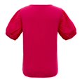 thumbnail image 2 of Playera Barbie Talla 8 Cuello Redondo Manga Corta Diseño Logos Fucsia, 2 of 4