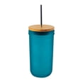 thumbnail image 1 of Mason Jar Mainstays Azul con Popote, 1 of 4