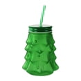 thumbnail image 1 of Vaso para Cerveza de Vidrio de Arbol de Navidad 380 ml 1 pza, 1 of 4