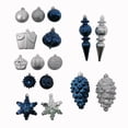 thumbnail image 4 of Set de Esferas Holiday Time 40 Piezas Azul y Plata, 4 of 4