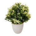 thumbnail image 1 of Maceta Mainstays Planta Artificial Flor Blanco, 1 of 3