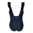 thumbnail image 2 of Traje de baño Ocean Pacific T CH Liso Olan en Pecho Negro, 2 of 4
