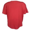 thumbnail image 2 of Playera Starter para Mujer, Sustentable Cuello Redondo con Bolsa Frontal Roja Talla G, 2 of 3
