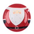 thumbnail image 1 of Plato Holiday Time Decorado Santa Claus Rojo, 1 of 4