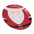 thumbnail image 3 of Plato Holiday Time Decorado Santa Claus Rojo, 3 of 4