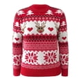 thumbnail image 1 of Suéter George Talla CH Tribal Navideño Rojo, 1 of 4