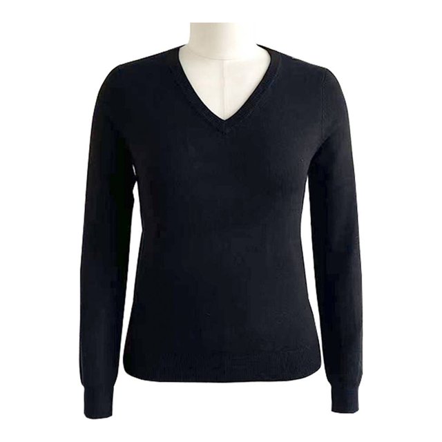 Suéter George Talla G Cuello V Negro
