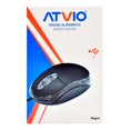thumbnail image 1 of Mouse Atvio Alámbrico Negro, 1 of 4