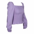 thumbnail image 3 of Blusa George Talla M Manga Larga Olán Lila, 3 of 4