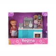 thumbnail image 1 of Set de Muñeca Regina con Cocina Azul y Accesorios, 1 of 2