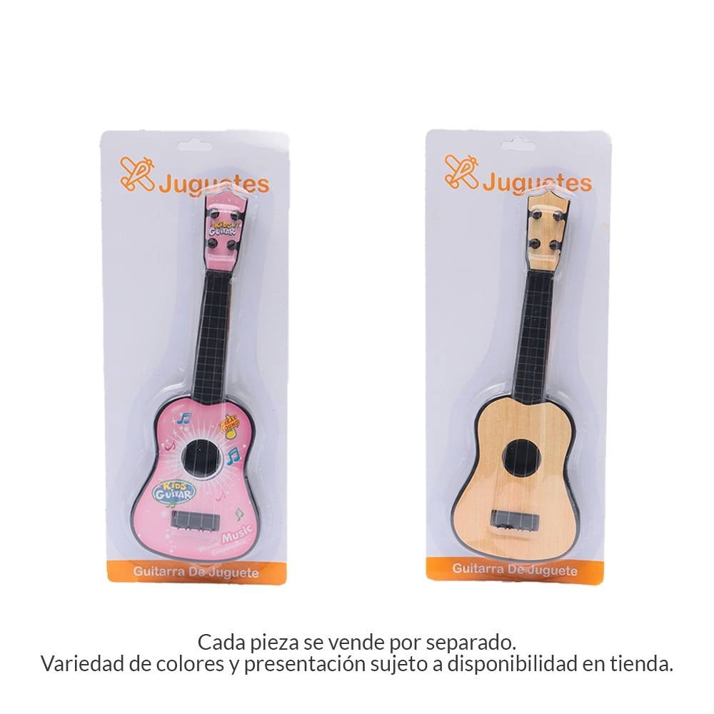 Guitarra Española De Juguete De 57 Cm – Instrumento Musical Para Niños A Partir De 3 Años, Color Y Modelo Aleatorio (4 O 6 Cuerdas)