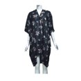 thumbnail image 1 of Salida de Playa Op Unitalla Estampado Floral Negro, 1 of 4