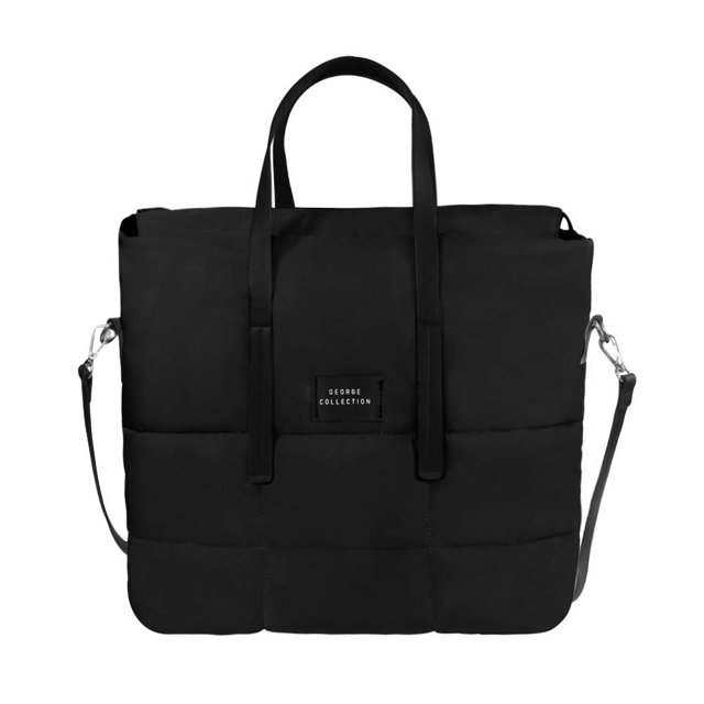 Bolsa George Acolchada con Correa Negro