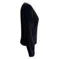 thumbnail image 4 of Suéter George Talla M Chenille Cuello Redondo Negro, 4 of 4