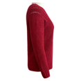 thumbnail image 4 of Suéter George Talla G de Chenille Cuello Collar Rojo, 4 of 4