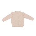 thumbnail image 1 of Suéter George Niña 12 M con Abotonado Frontal y Olán en Hombros Beige, 1 of 4