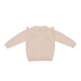 thumbnail image 2 of Suéter George Niña 12 M con Abotonado Frontal y Olán en Hombros Beige, 2 of 4