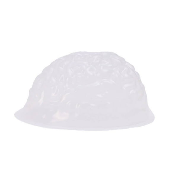 Molde Halloween para Gelatina con Forma de Cerebro Transparente