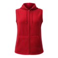 thumbnail image 1 of Chaleco George Talla G Polar con Gorro y Bolsillo al Frente Rojo, 1 of 4