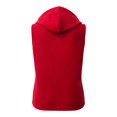thumbnail image 2 of Chaleco George Talla G Polar con Gorro y Bolsillo al Frente Rojo, 2 of 4