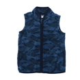 thumbnail image 1 of Chaleco George Niño 2 Polar con Diseño Camuflado Militar y Cierre Frontal con Bolsillos Azul, 1 of 4