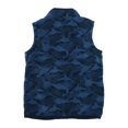 thumbnail image 2 of Chaleco George Niño 2 Polar con Diseño Camuflado Militar y Cierre Frontal con Bolsillos Azul, 2 of 4