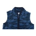 thumbnail image 3 of Chaleco George Niño 2 Polar con Diseño Camuflado Militar y Cierre Frontal con Bolsillos Azul, 3 of 4