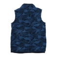 thumbnail image 2 of Chaleco George Niño 3 Polar con Diseño Camuflado Militar y Cierre Frontal con Bolsillos Azul, 2 of 4