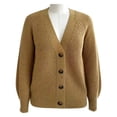 thumbnail image 1 of Suéter George Talla EG Abierto con Botones Amarillo Mostaza, 1 of 4