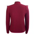 thumbnail image 2 of Suéter George Talla G Chenille Cuello Redondo con Ruffle Rojo, 2 of 4
