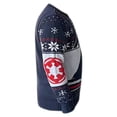 thumbnail image 3 of Ugly Suéter Star Wars Talla EG con Bordados Navideños Darth Vader vs Luke Skywalker Azul Marino, 3 of 4