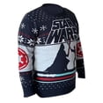 thumbnail image 4 of Ugly Suéter Star Wars Talla EG con Bordados Navideños Darth Vader vs Luke Skywalker Azul Marino, 4 of 4