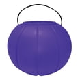 thumbnail image 4 of Calabaza de Plástico Halloween Grande Morada con Asa, 4 of 4