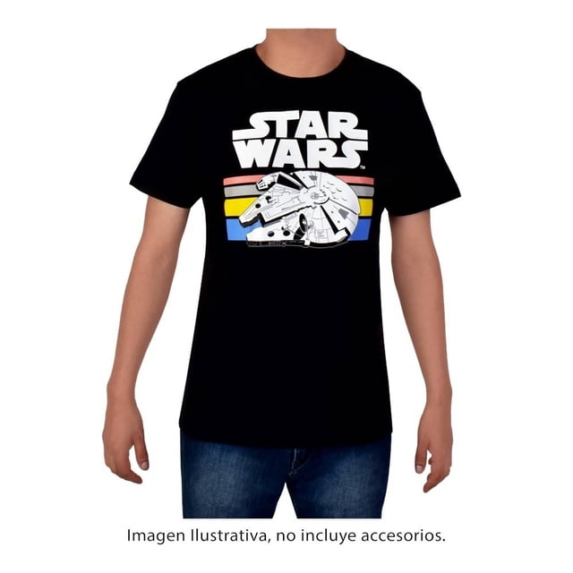 Playera Star Wars Talla EG Negro