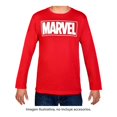 thumbnail image 1 of Playera Marvel Talla CH Manga Larga Rojo, 1 of 4