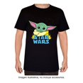 thumbnail image 1 of Playera Star Wars Talla 10 Manga Corta Baby Yoda Estampado Negro, 1 of 2