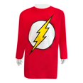 thumbnail image 1 of Playera Flash Talla 10 Manga Larga Rayo en Pecho Rojo, 1 of 3