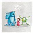 thumbnail image 3 of Playera Disney 100 Monsters Inc Talla 4 Manga Corta con Estampado Personajes Sully Mike & Boo Gris, 3 of 3