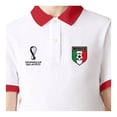 thumbnail image 3 of Playera Polo FIFA Mundial Qatar 2022 Talla M Manga Corta México Blanco, 3 of 3